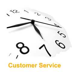 Servicio de hora y Satisfacción del Cliente